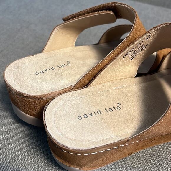 David Tate Laurel size 9 wide wedge sandal - Picture 7 of 9